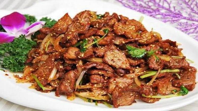 孜然牛肉 Xin-Jiang Cumin Beef